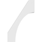Ekena Millwork 3 1/2-in. W x 22-in. D x 34-in. H Westlake Architectural Grade PVC Knee Brace BRCP035X22X34WTL - alternate 4